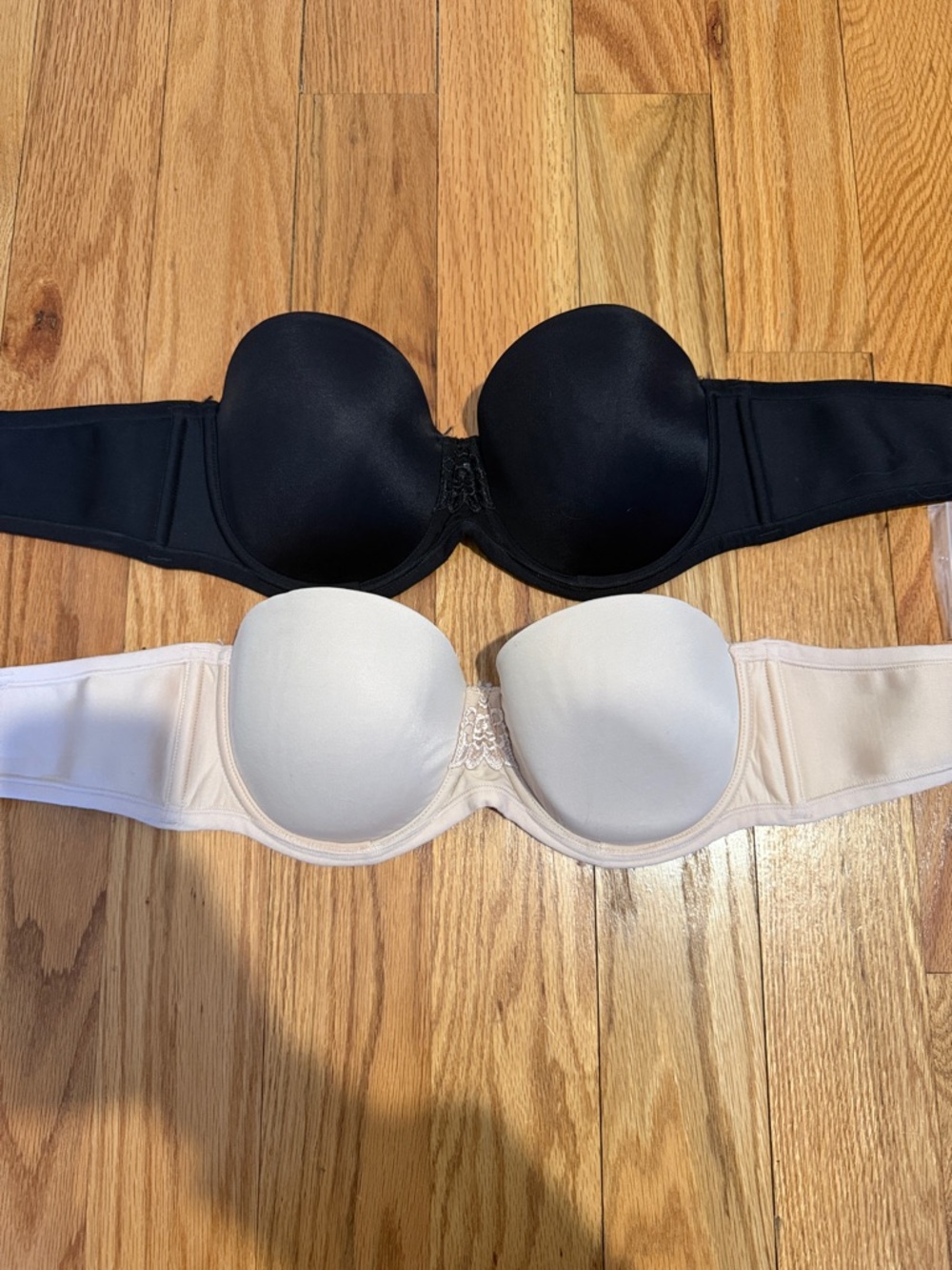 Vanity Fair Beauty Back Smoothing Strapless Bra, Lightly Lined Cups, Set of 2